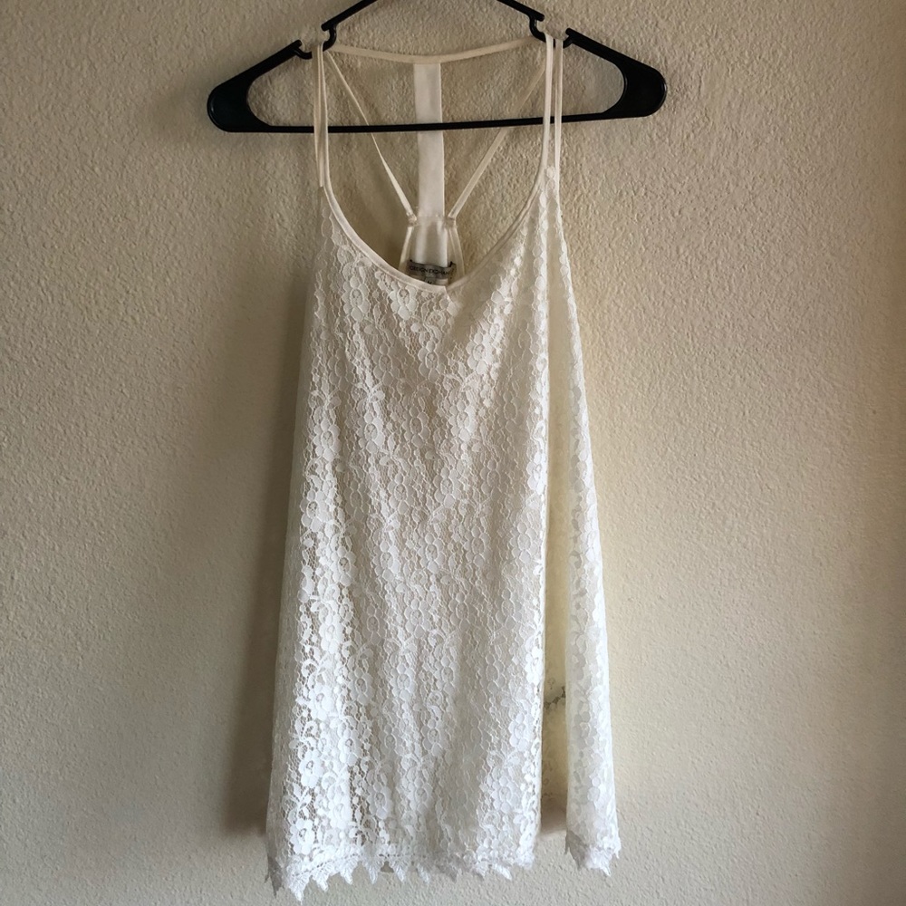 Lace White Dress